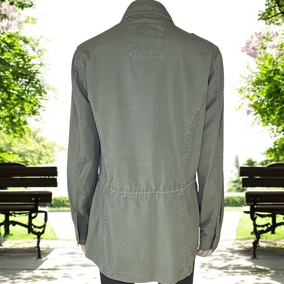 Mudd Army Green Studded Military Jacket - Picture 12 of 17